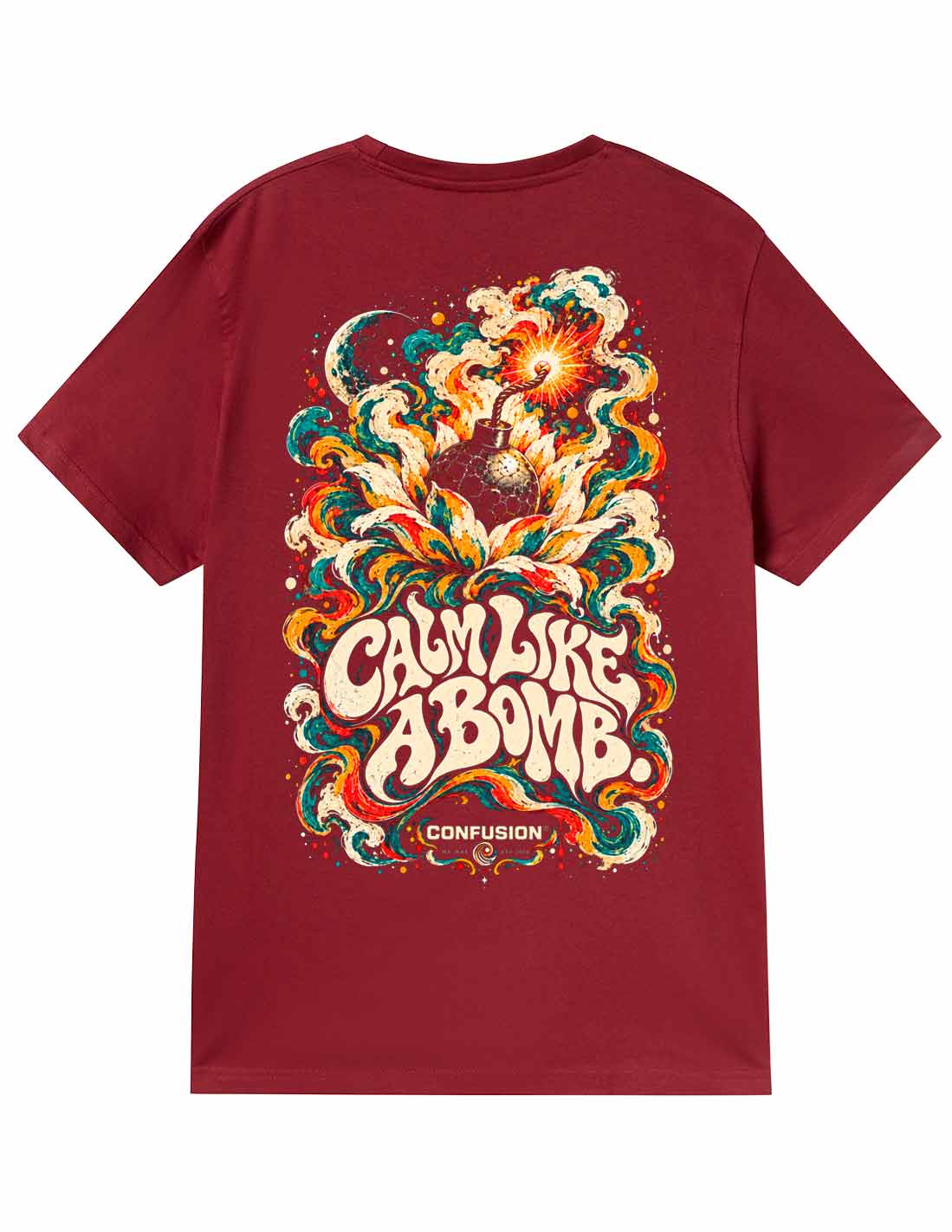 CALM LIKE A BOMB TILE TSHIRT