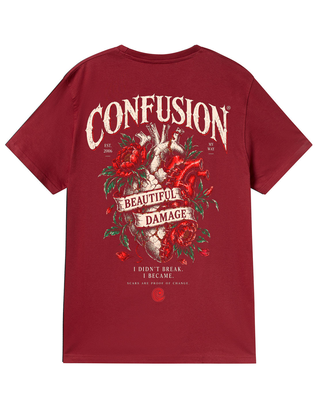 BEAUTIFUL DAMAGE TILE TSHIRT