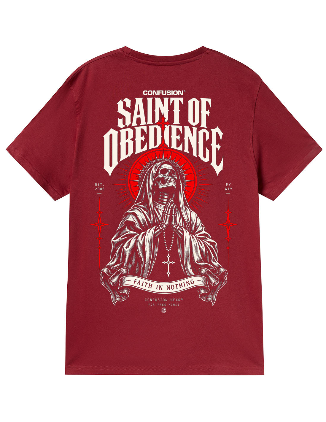 SAINT OF OBEDIENCE TILE TSHIRT