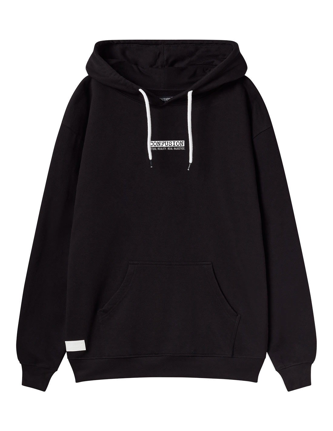 REAL INJUSTICE BLACK HOODIE