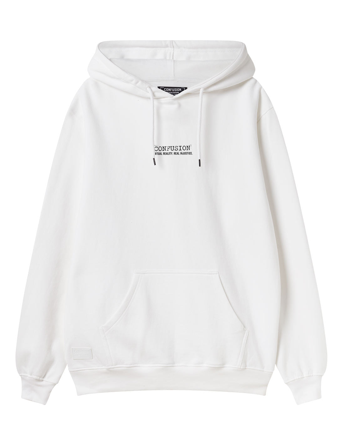 REAL INJUSTICE WHITE HOODIE