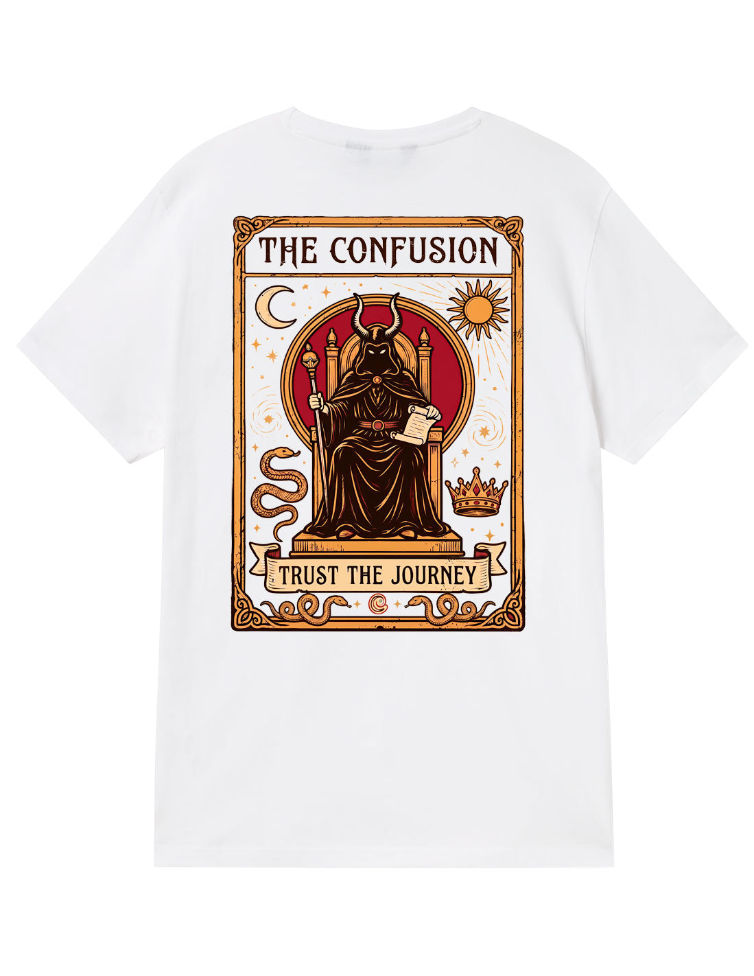 TRUST THE JOURNEY WHITE TSHIRT
