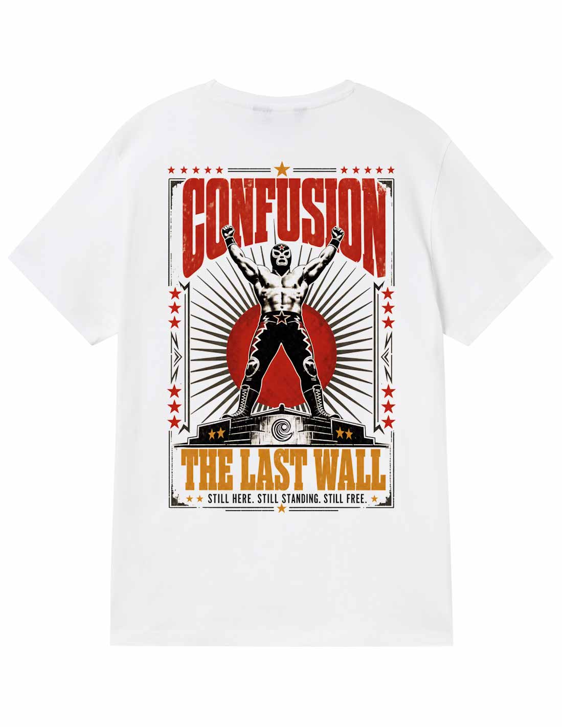 THE LAST WALL WHITE TEE