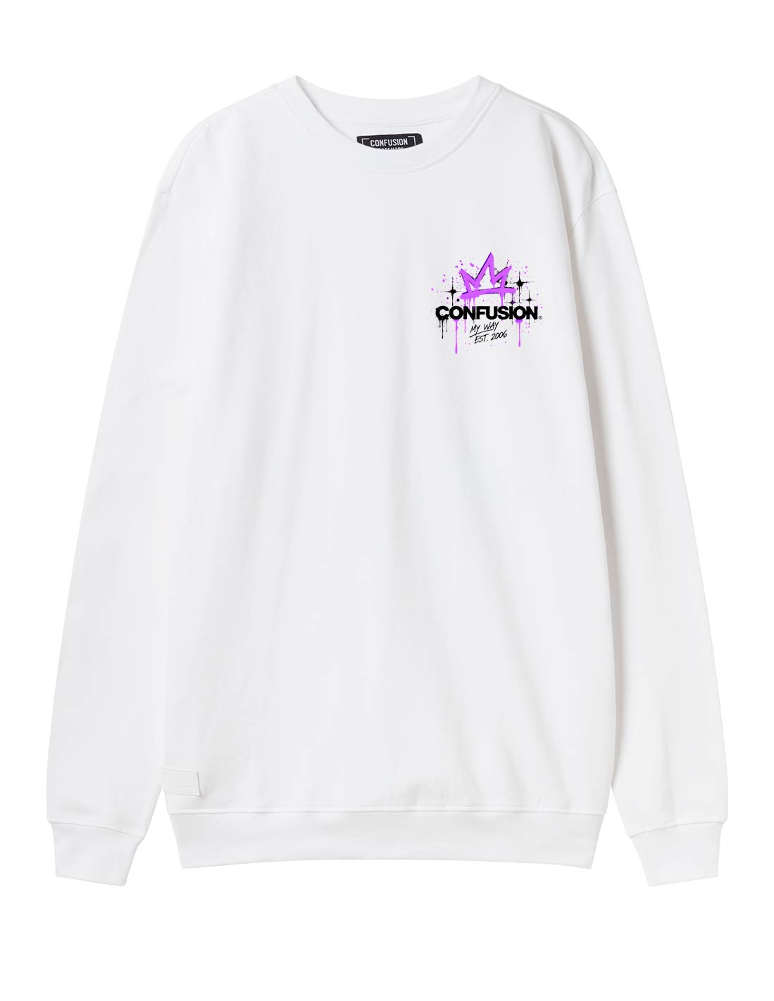 MALA INFLUENCIA WHITE CREWNECK
