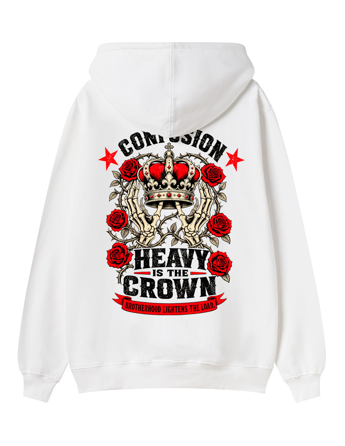 HEAVY WHITE HOODIE