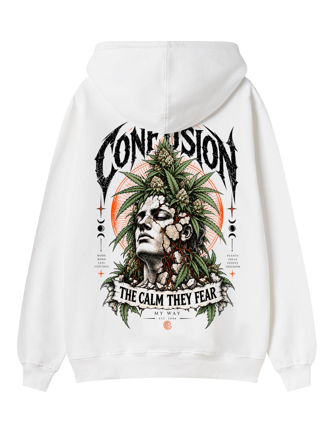 THE CALM WHITE HOODIE