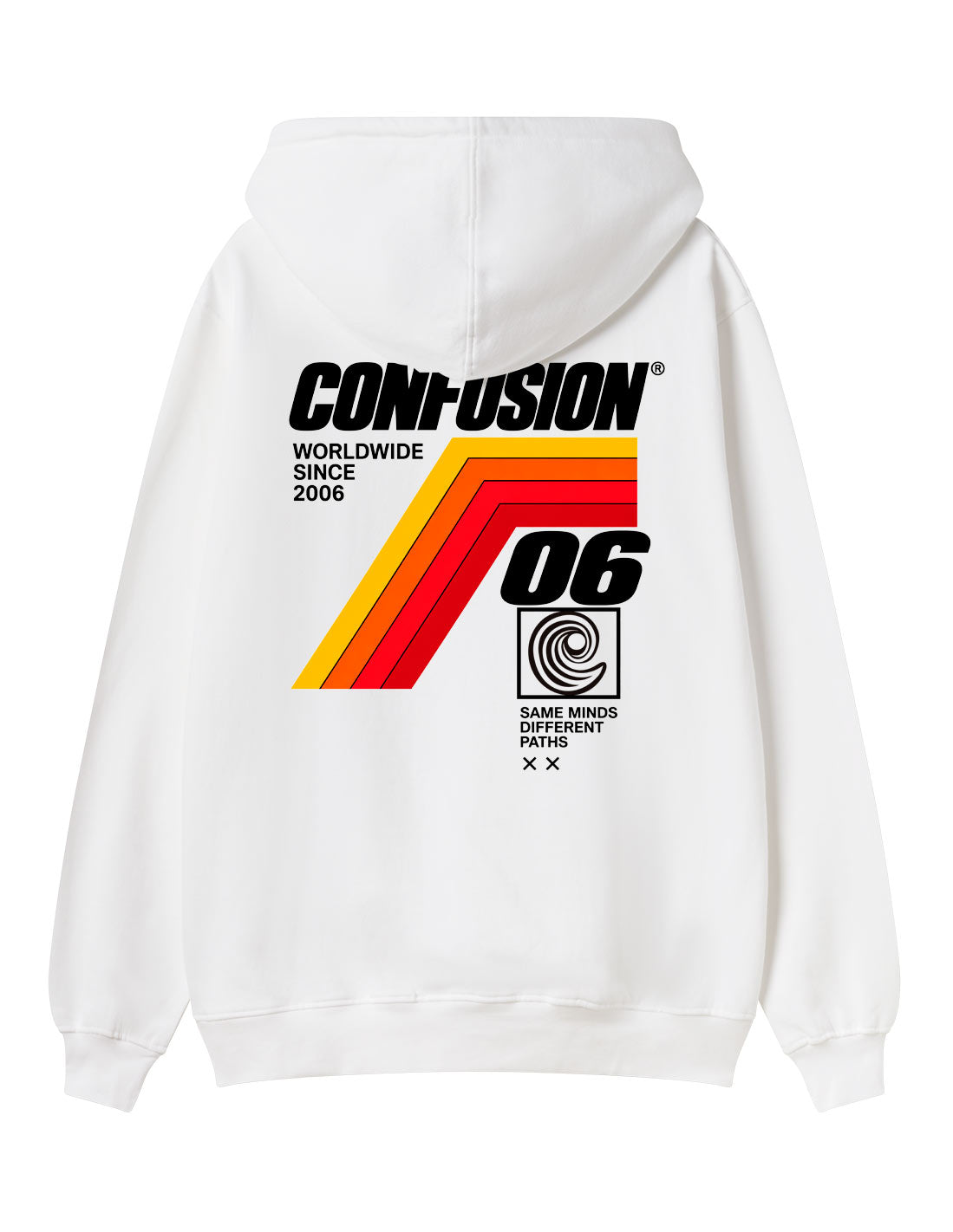 SAME MINDS WHITE HOODIE