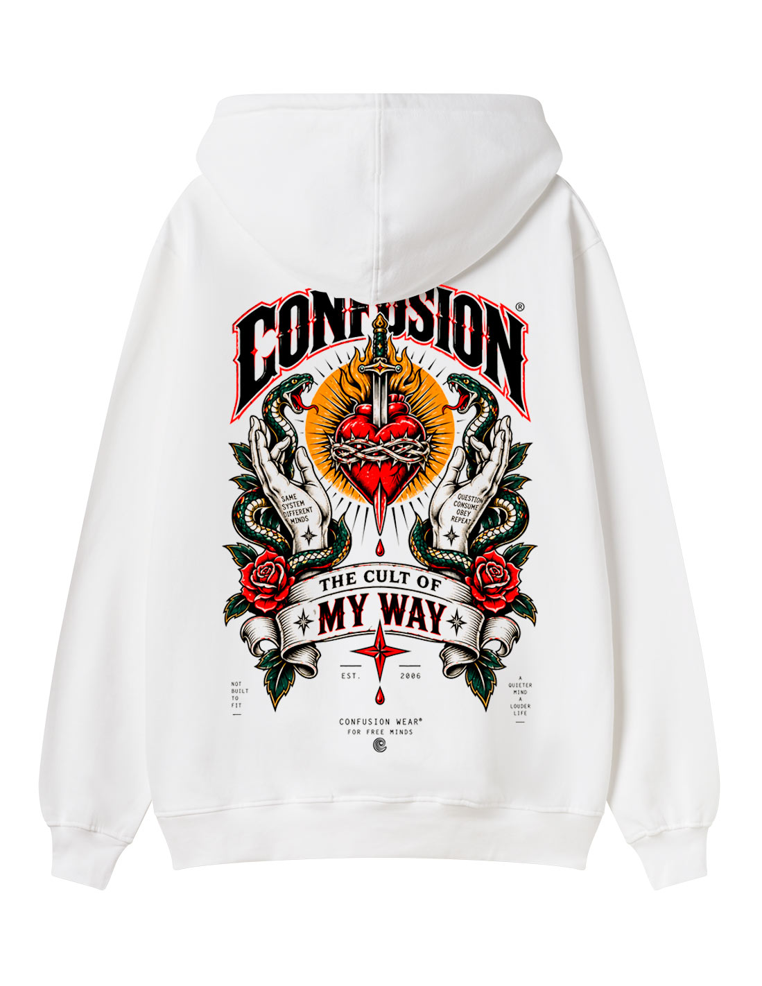 THE CULT WHITE HOODIE