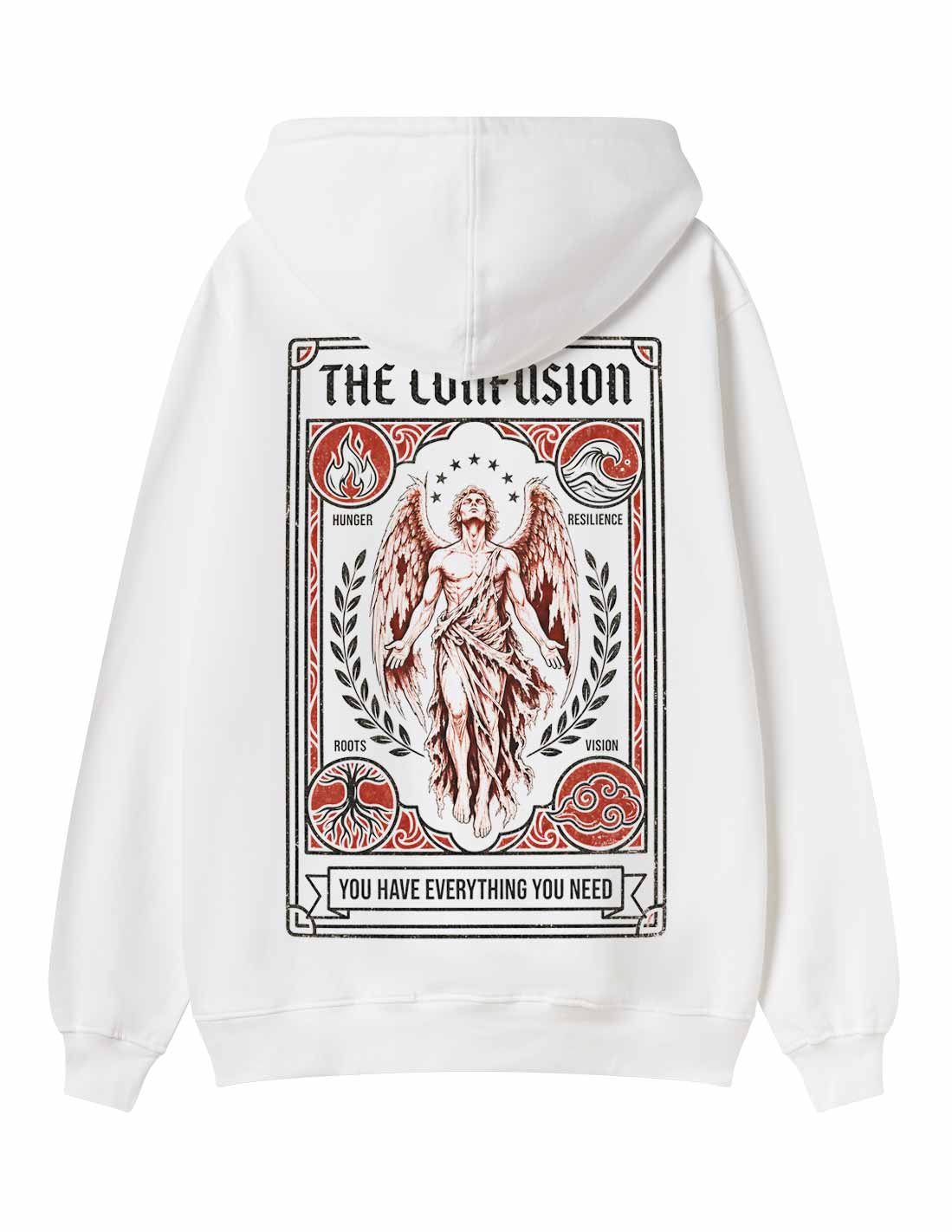 HUNGER WHITE HOODIE
