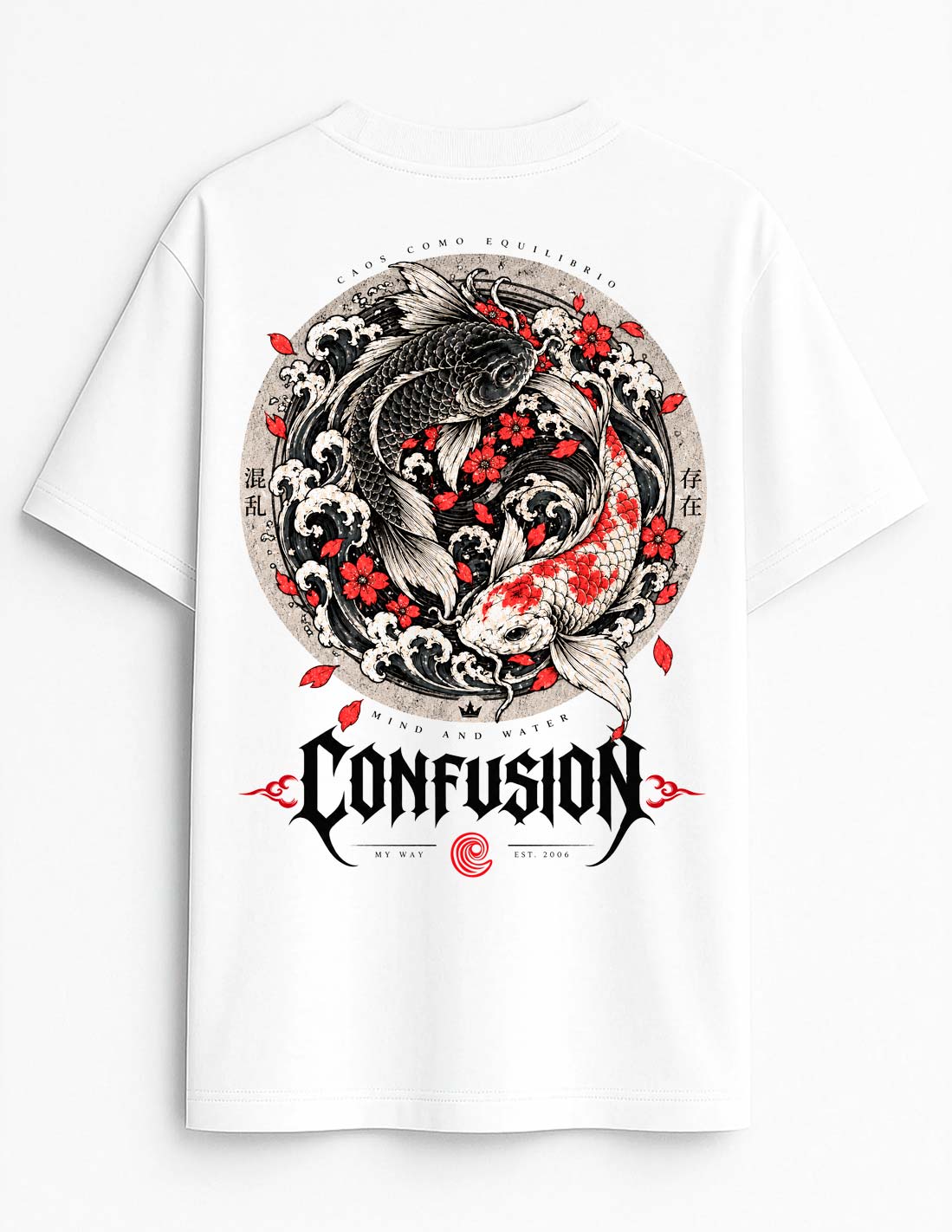 KOI WHITE TEE OVERSIZE