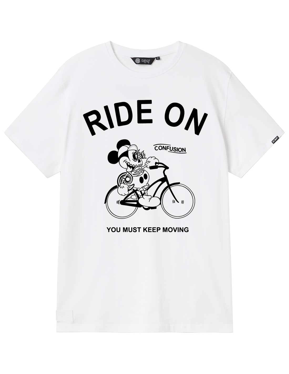 BIKE V2 WHITE TEE
