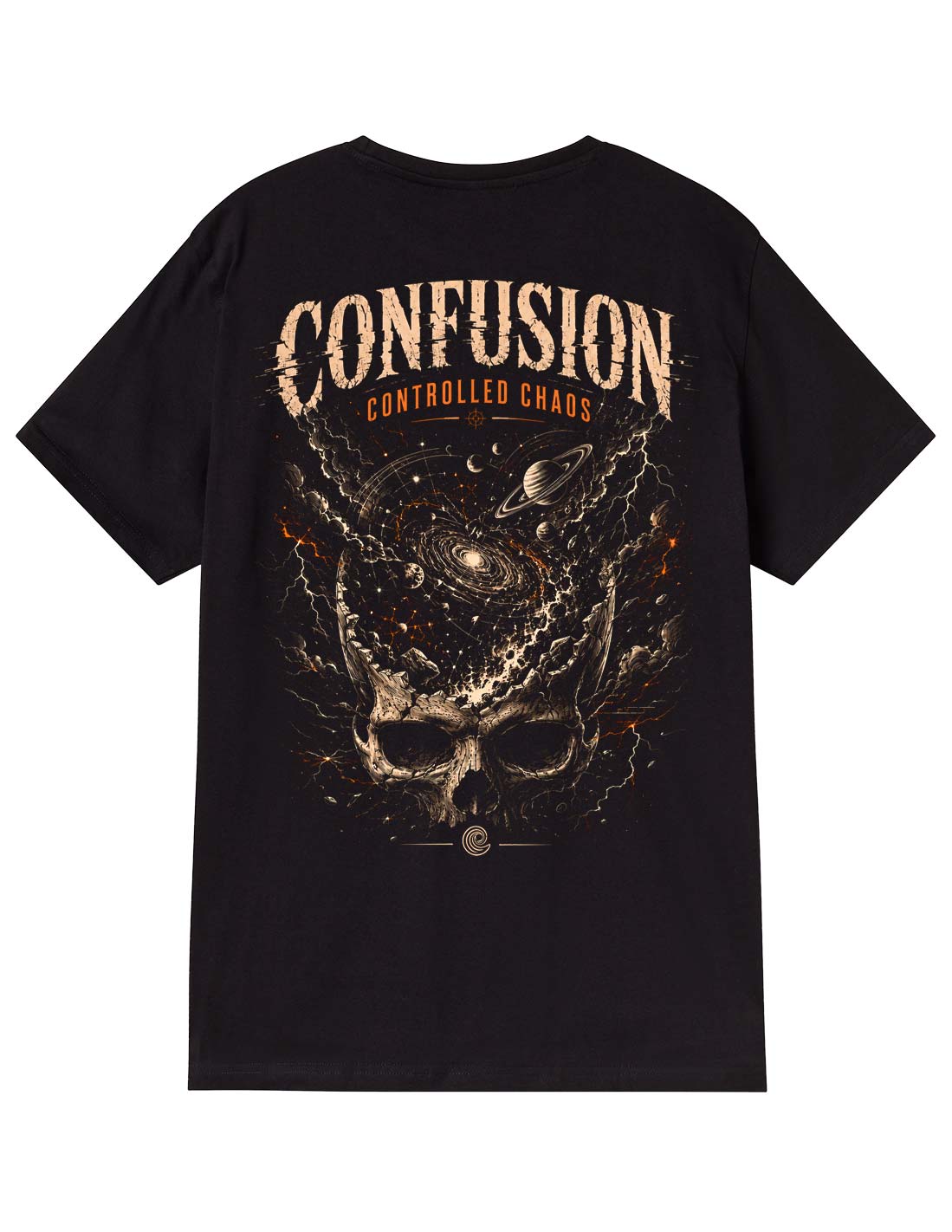 CONTROLLED CHAOS BLACK TSHIRT