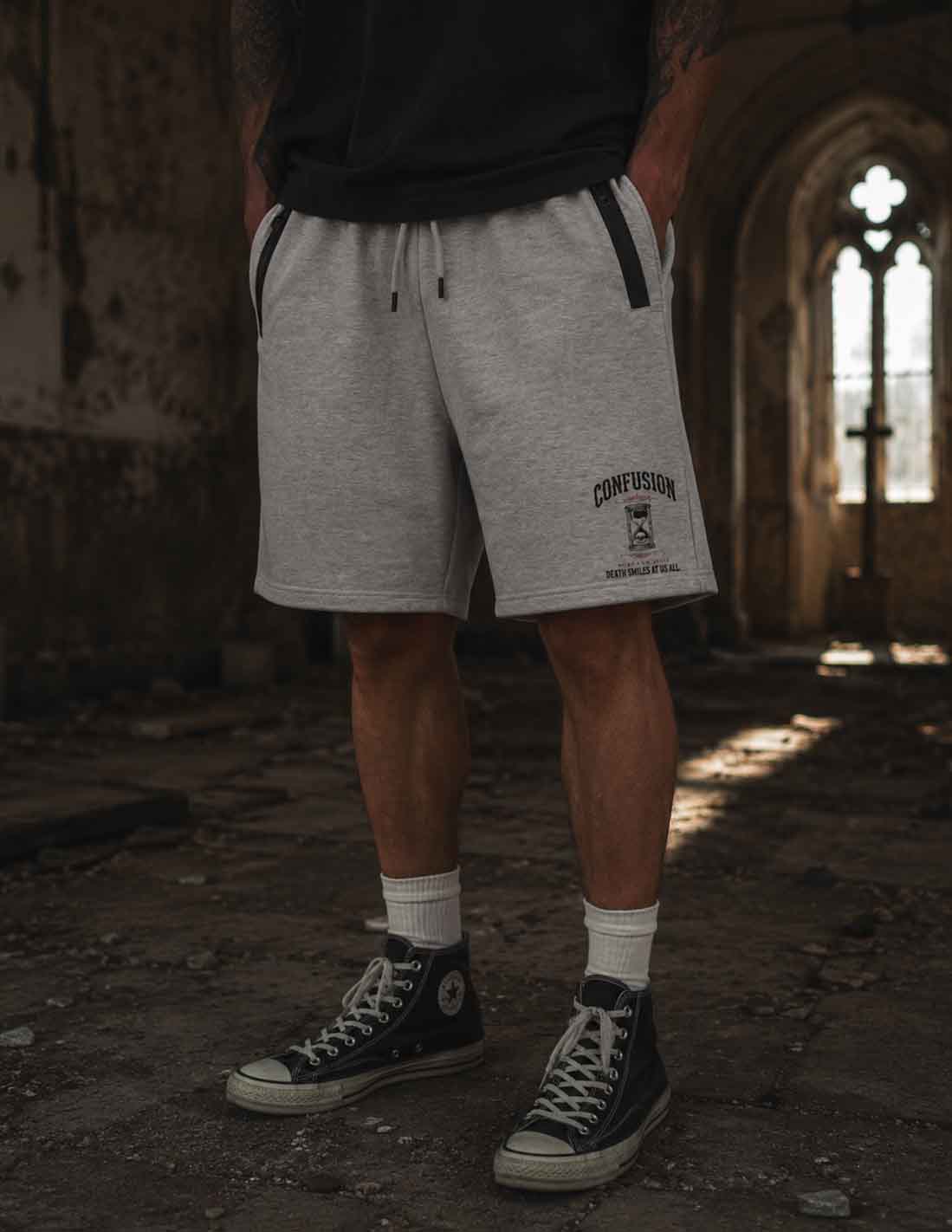 DEATH SMILE CREAM SHORT