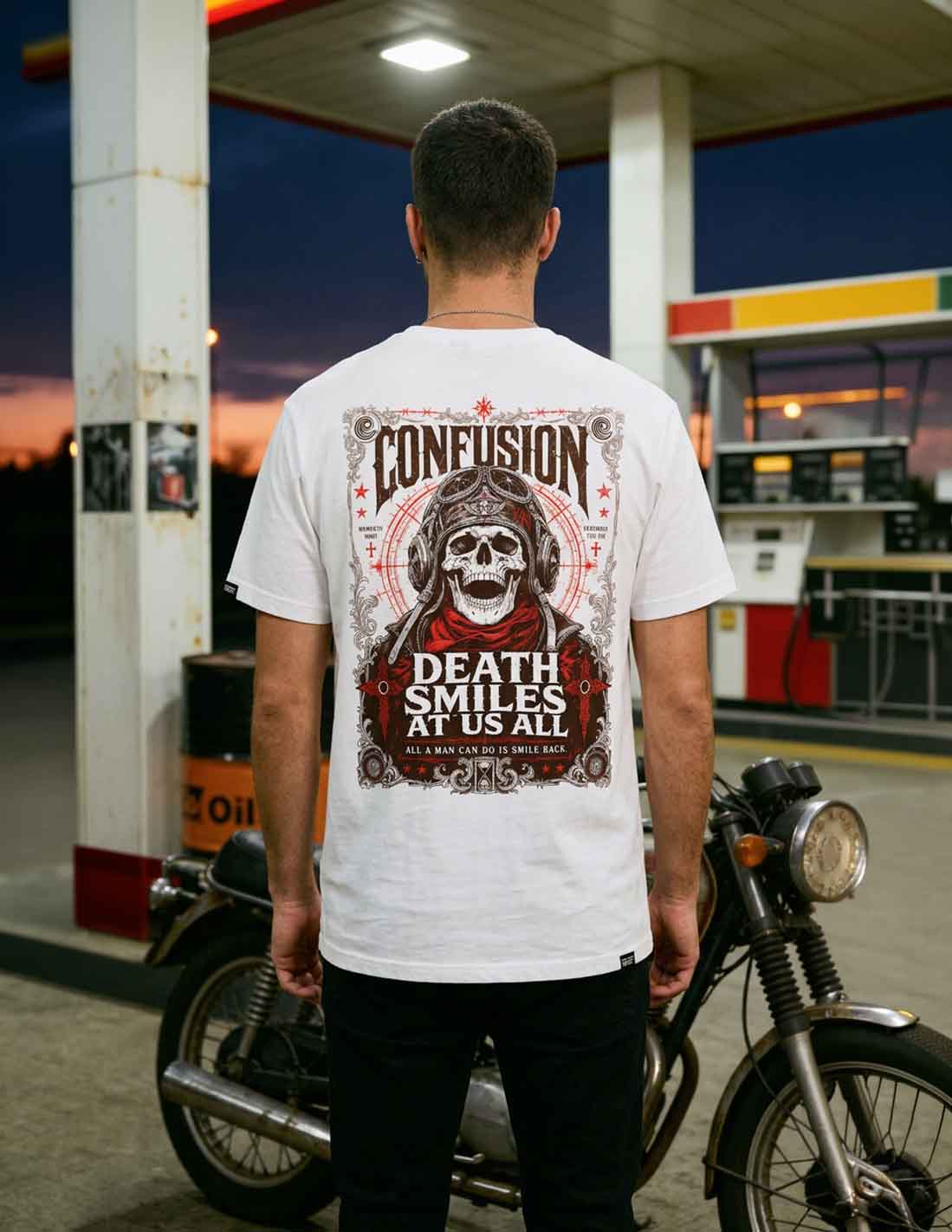 DEATH SMILE WHITE TEE
