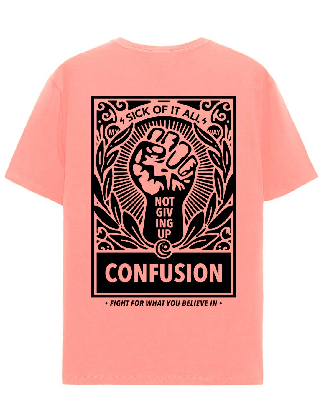 FIST BLACK HELLPINK (NEW) TSHIRT LIMITED EDITION