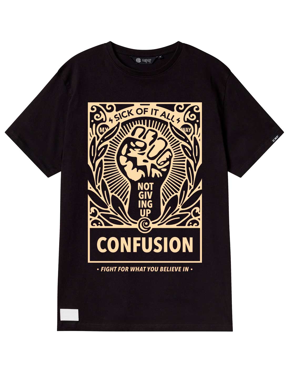 FIST FRAME ERMAN BLACK TSHIRT