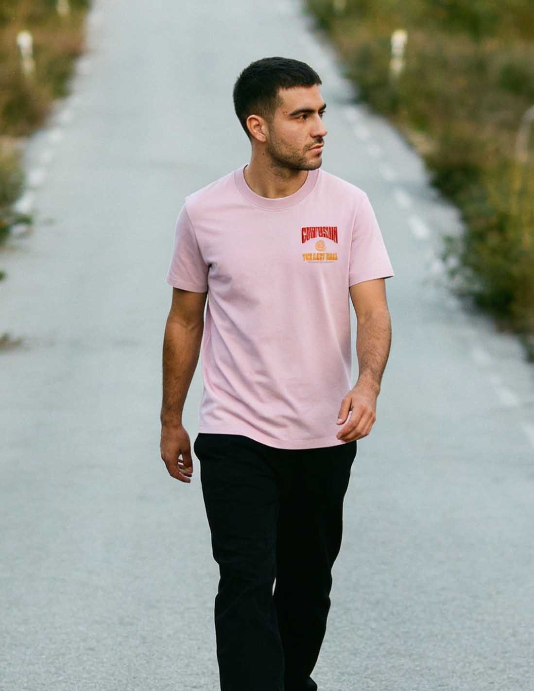 THE LAST WALL PINK TEE