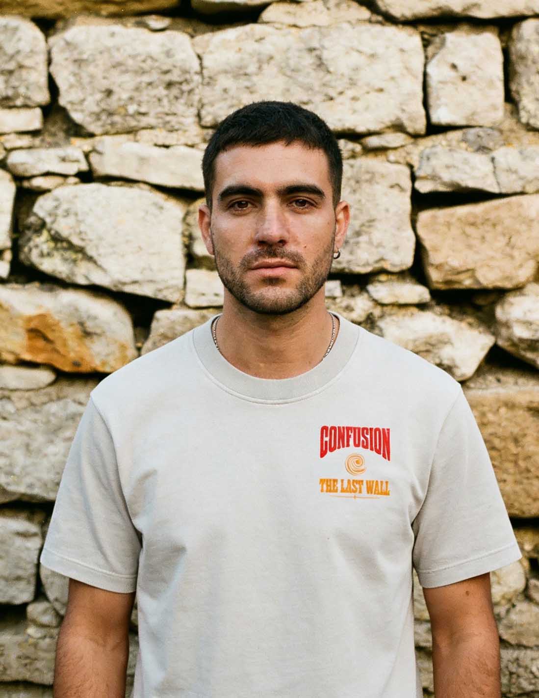 THE LAST WALL TEE COCOMILK OVERSIZE HARD LAVADO PIEDRA