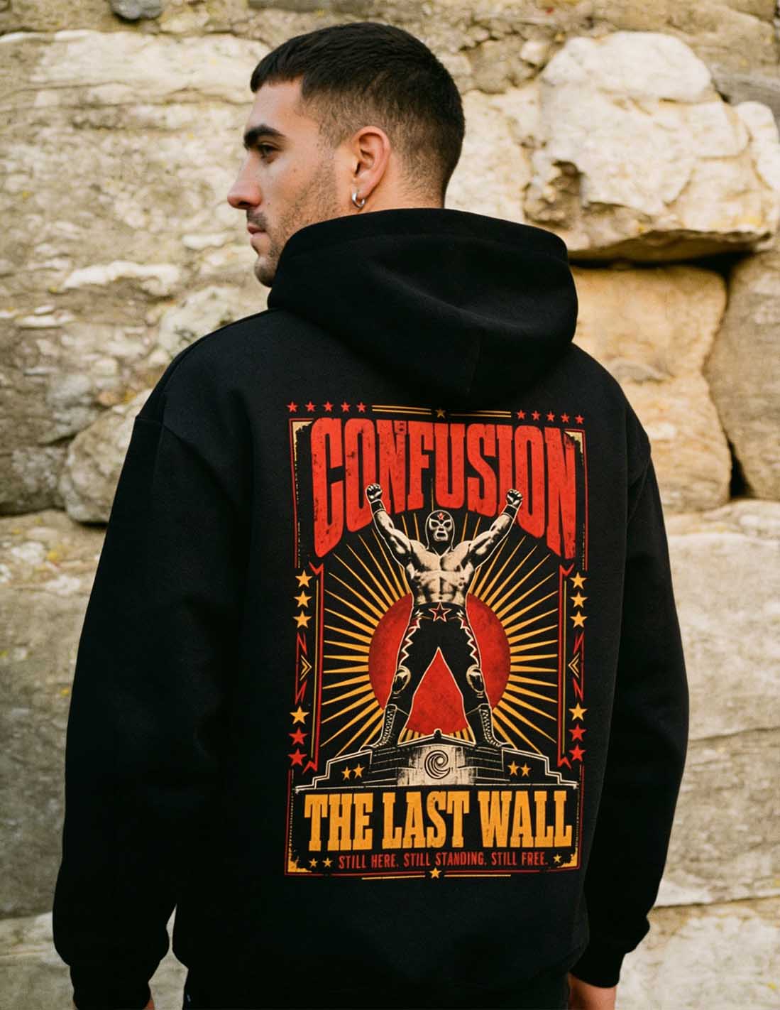 THE LAST WALL BLACK HOODIE