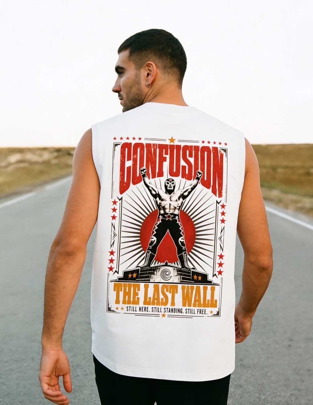 THE LAST WALL TANK WHITE OVERSIZE HARD