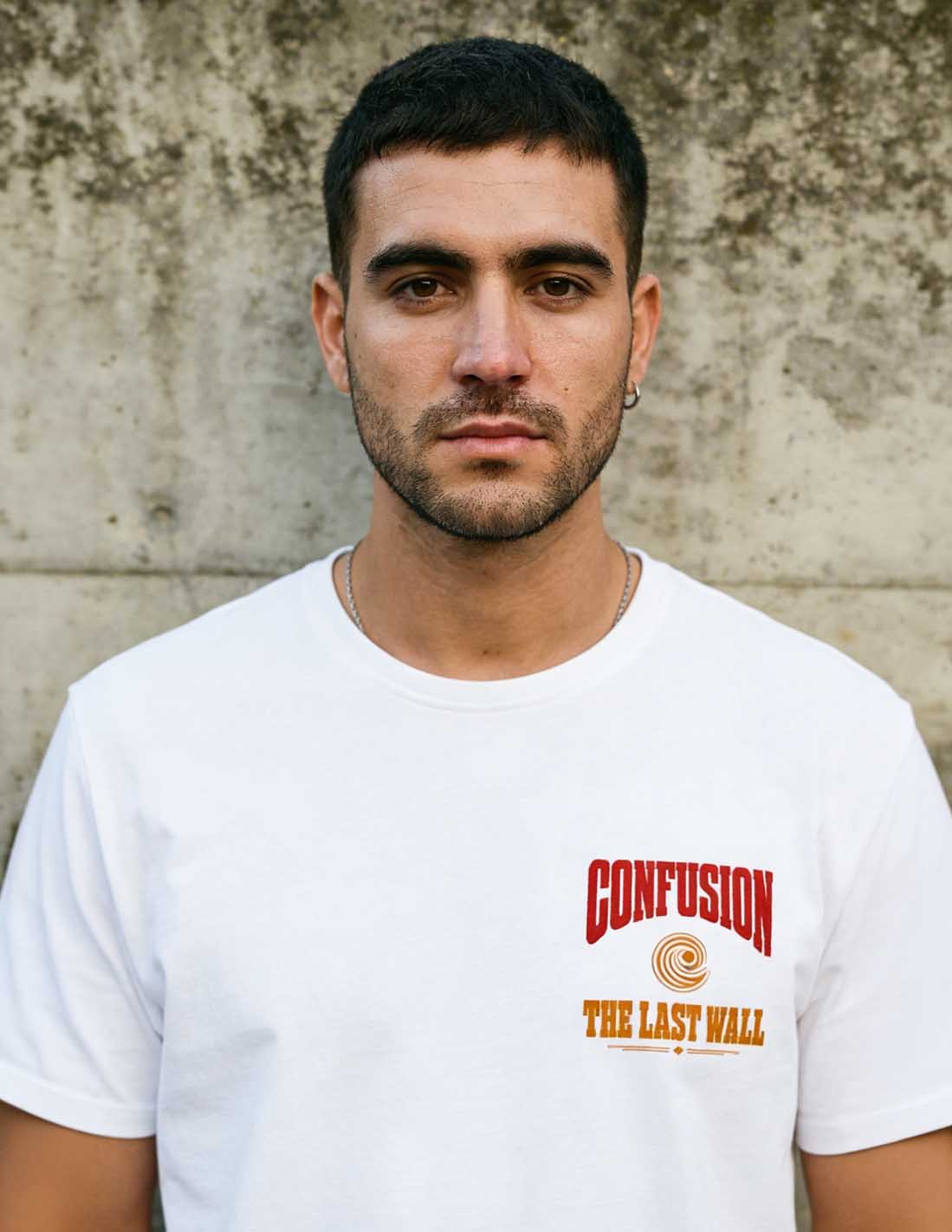 THE LAST WALL WHITE TEE