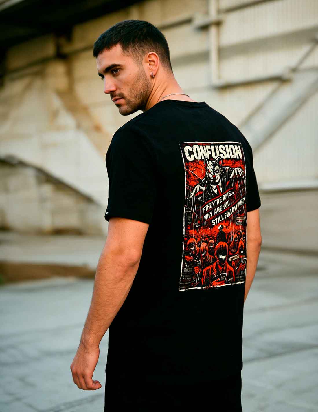 RATS BLACK TEE