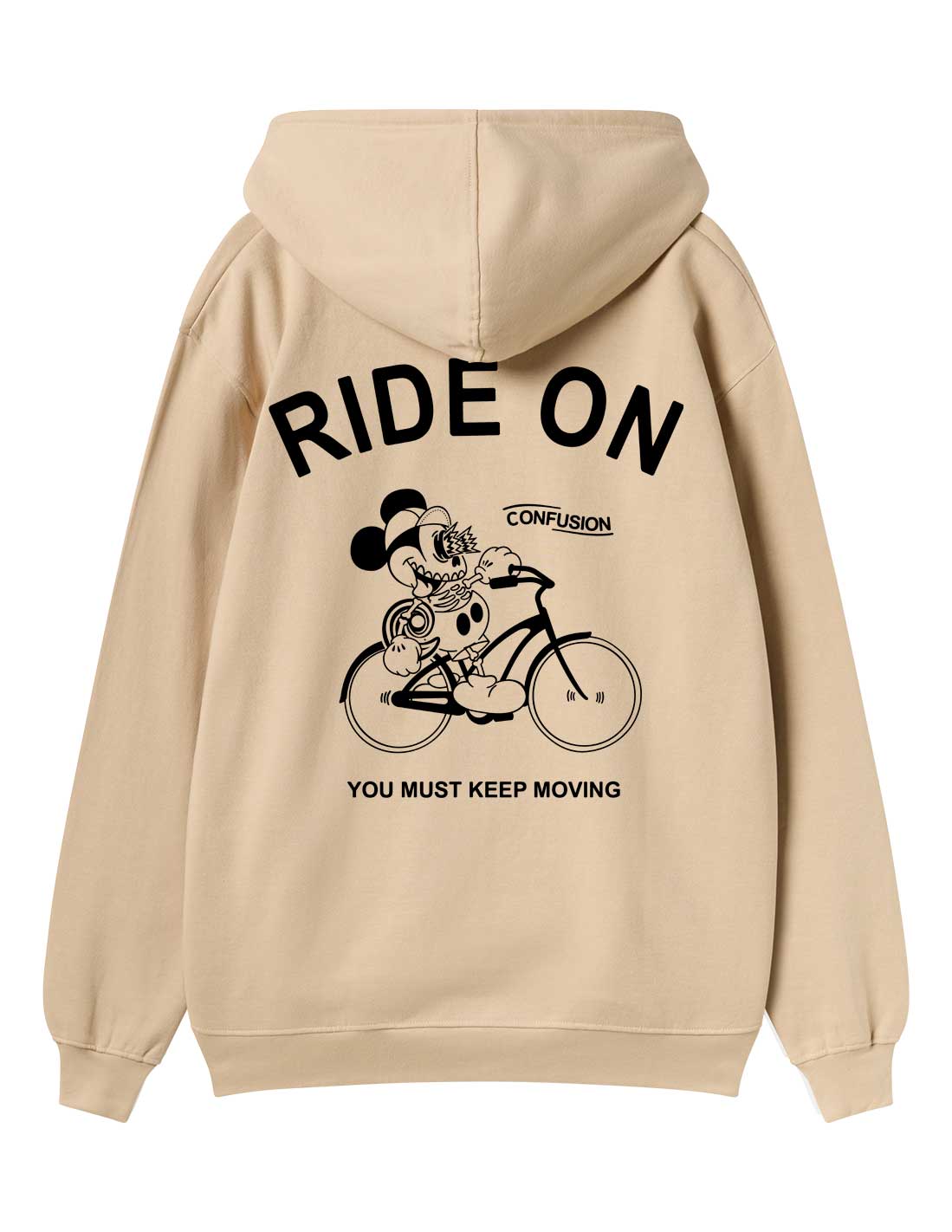 RIDE ON CREAM HOODIE LIMITED EDITION