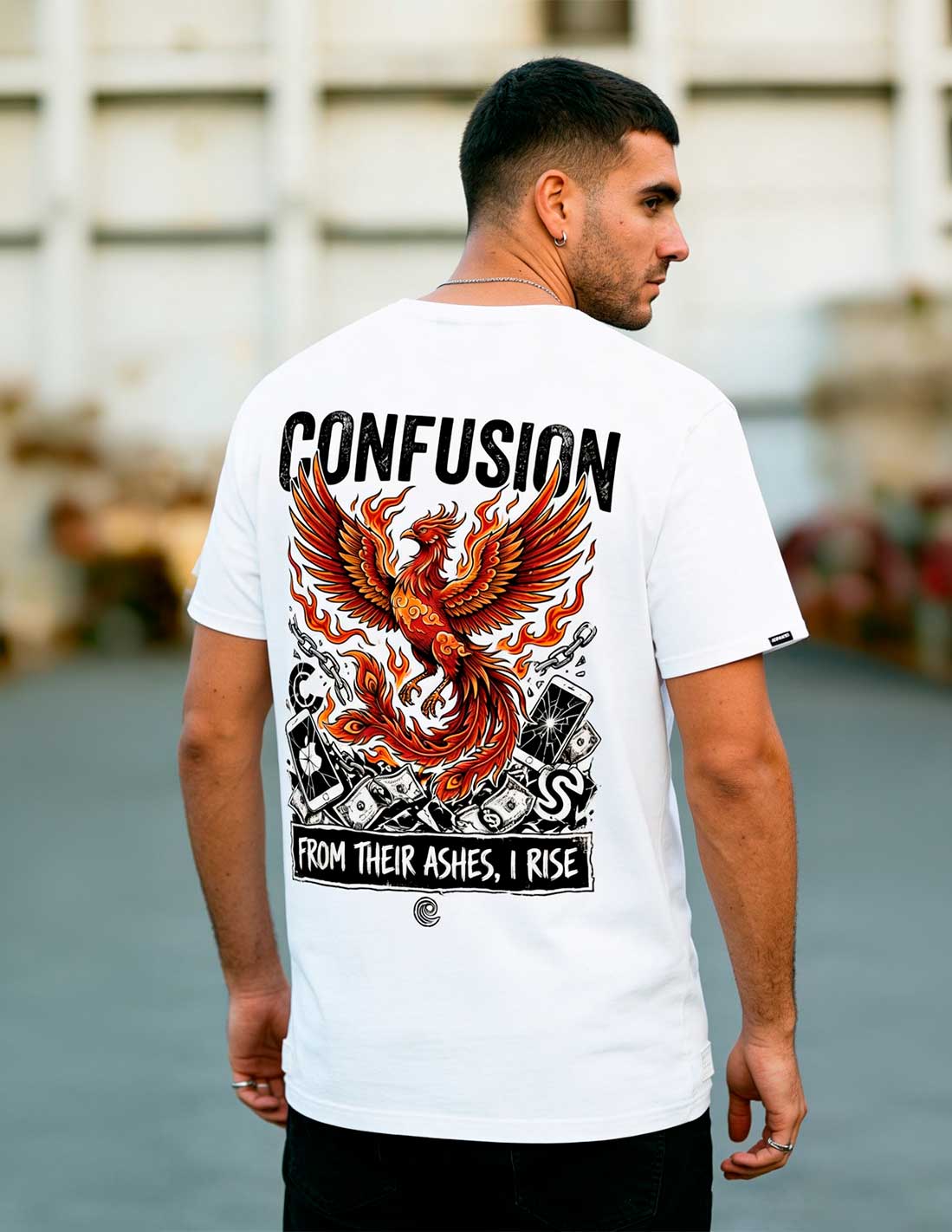 RISE WHITE TSHIRT