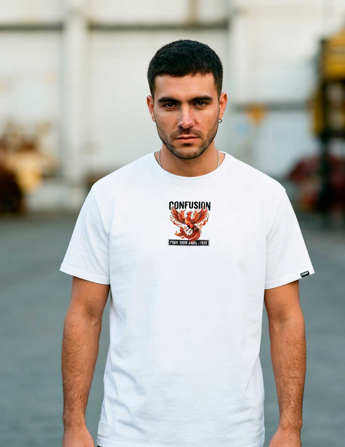 RISE WHITE TSHIRT