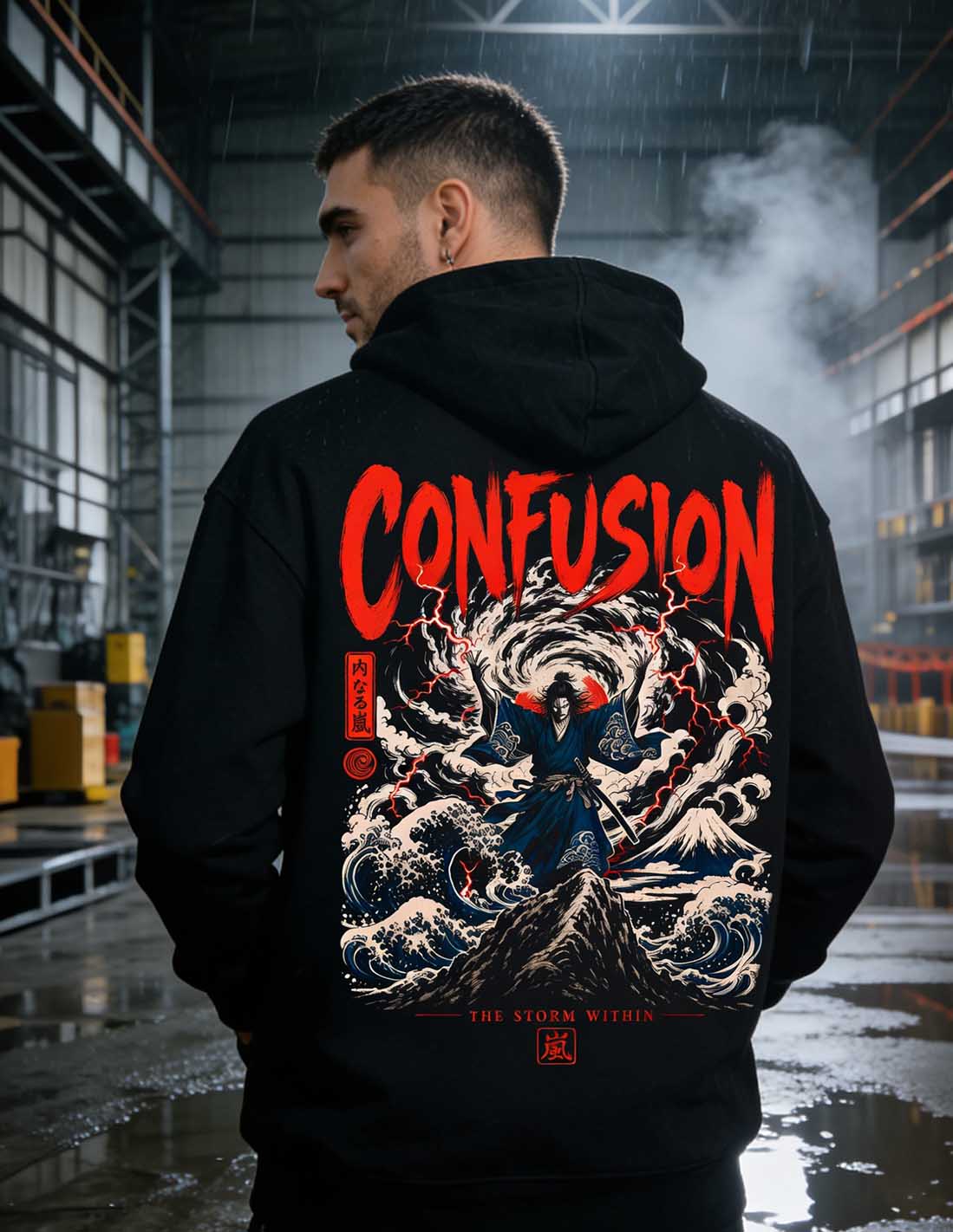 STORM BLACK HOODIE