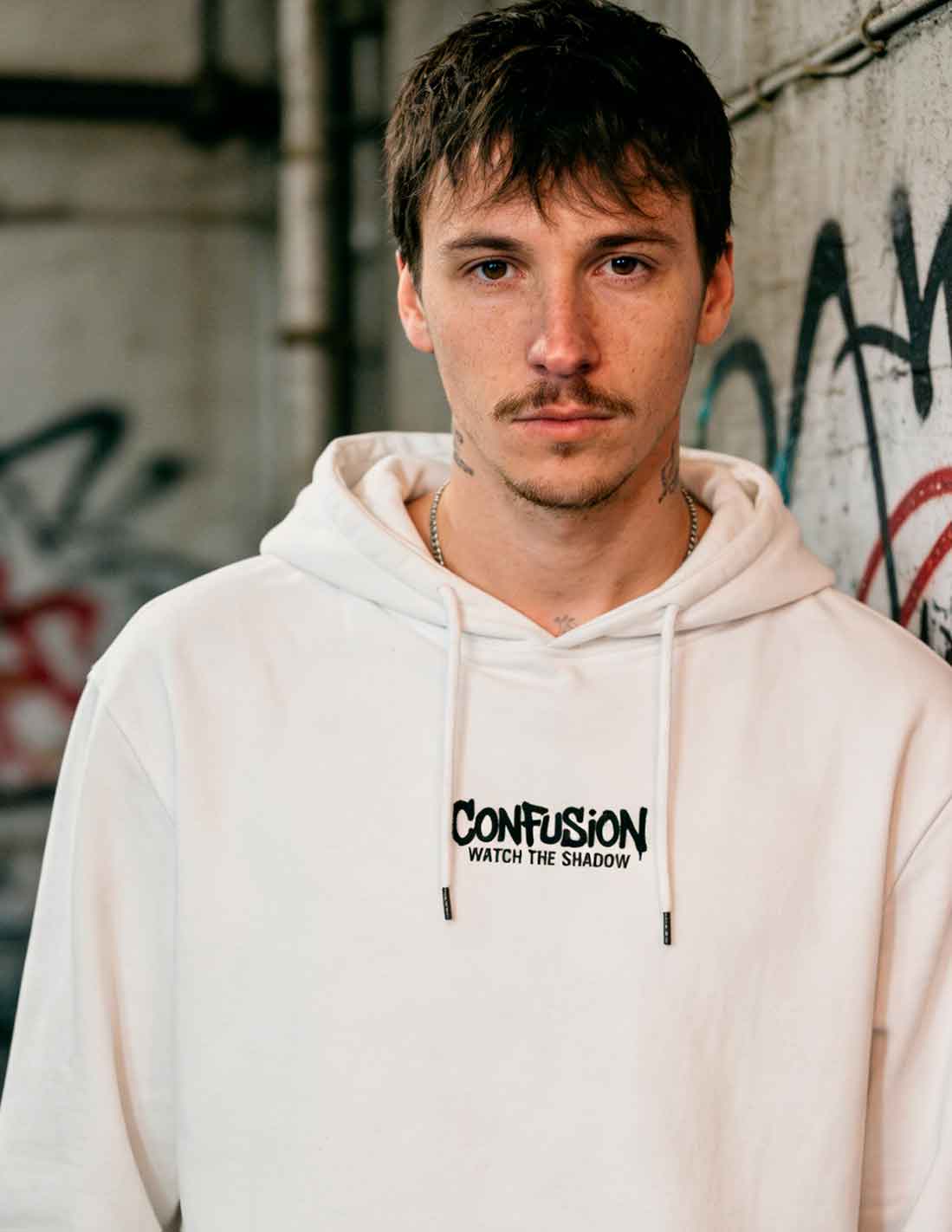 SHADOW WHITE HOODIE