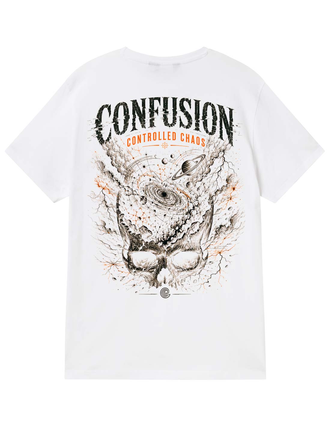 CONTROLLED CHAOS WHITE TSHIRT