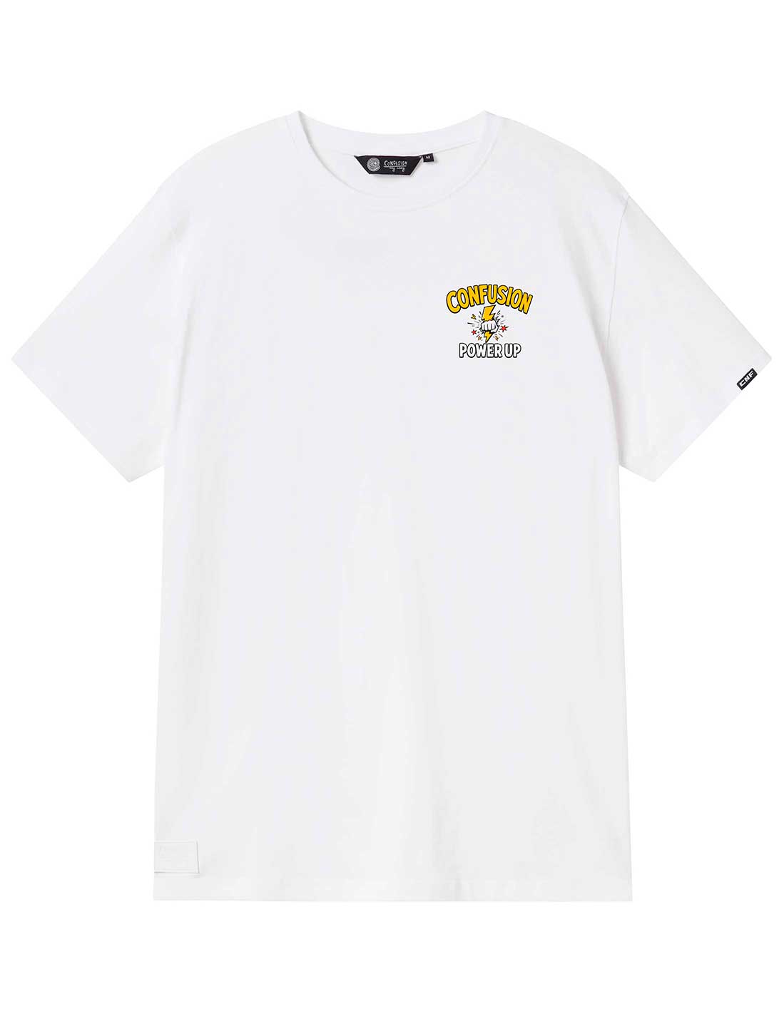 POWER UP WHITE TEE