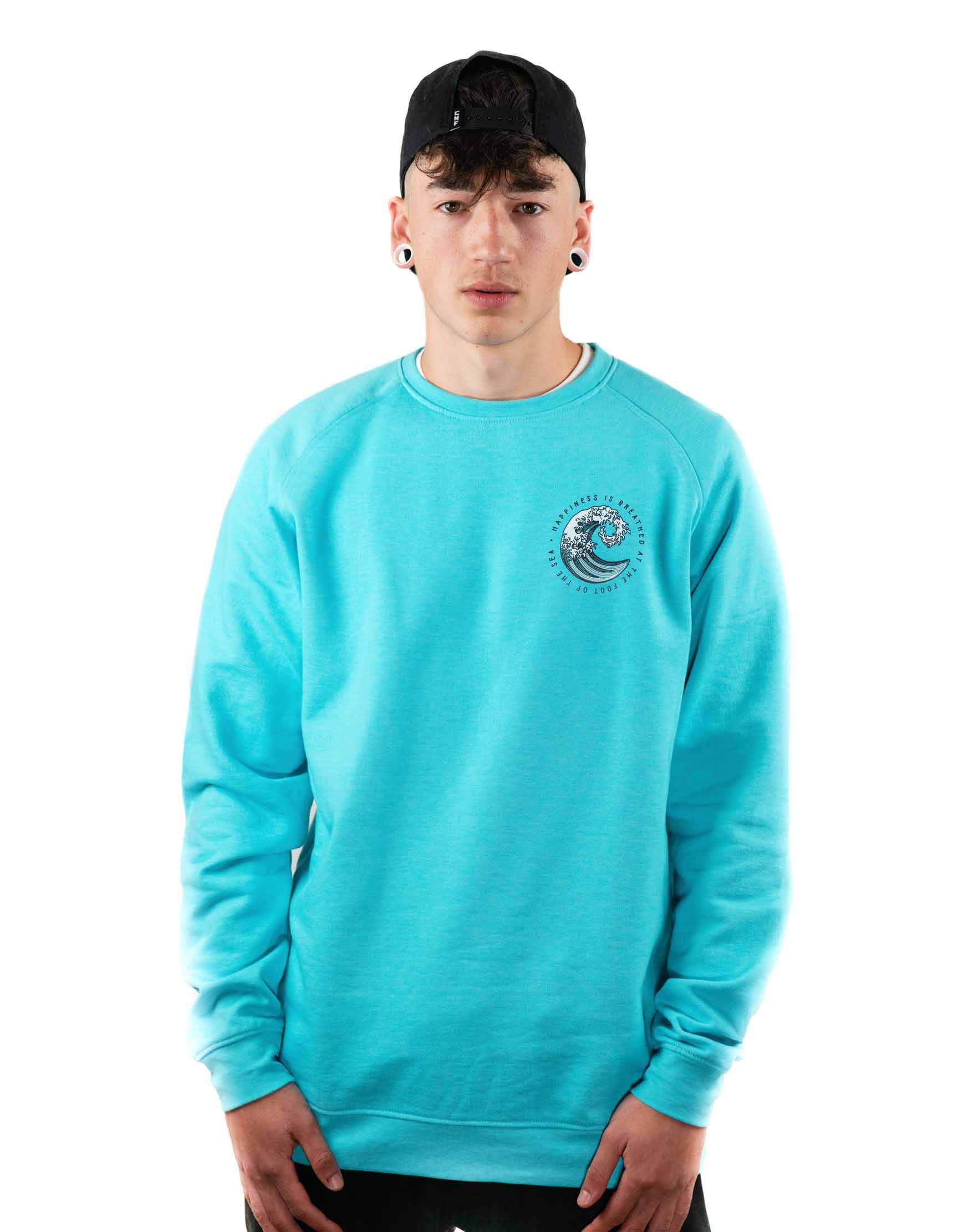 KANAGAWA CURACAO CREWNECK