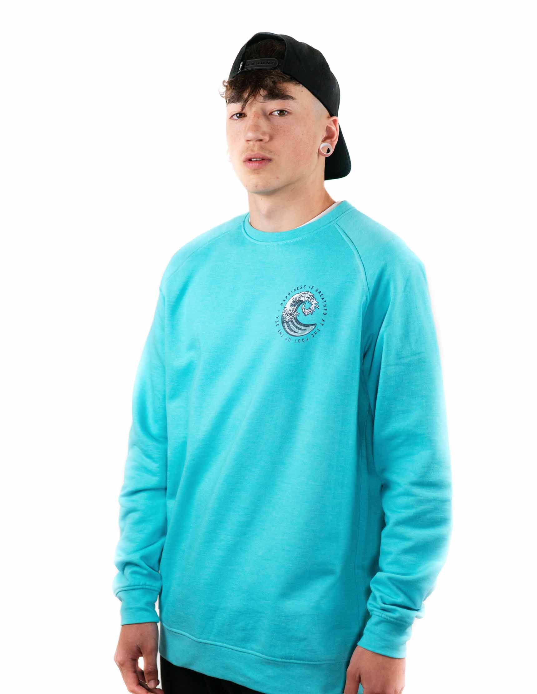 KANAGAWA CURACAO CREWNECK