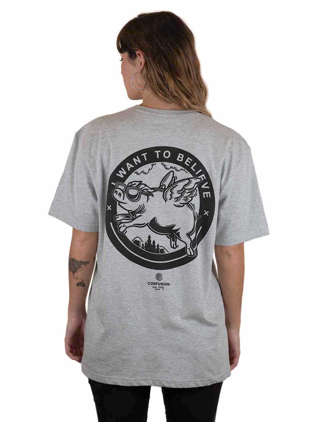 BELIEVE SG BLACK PRINT TSHIRT