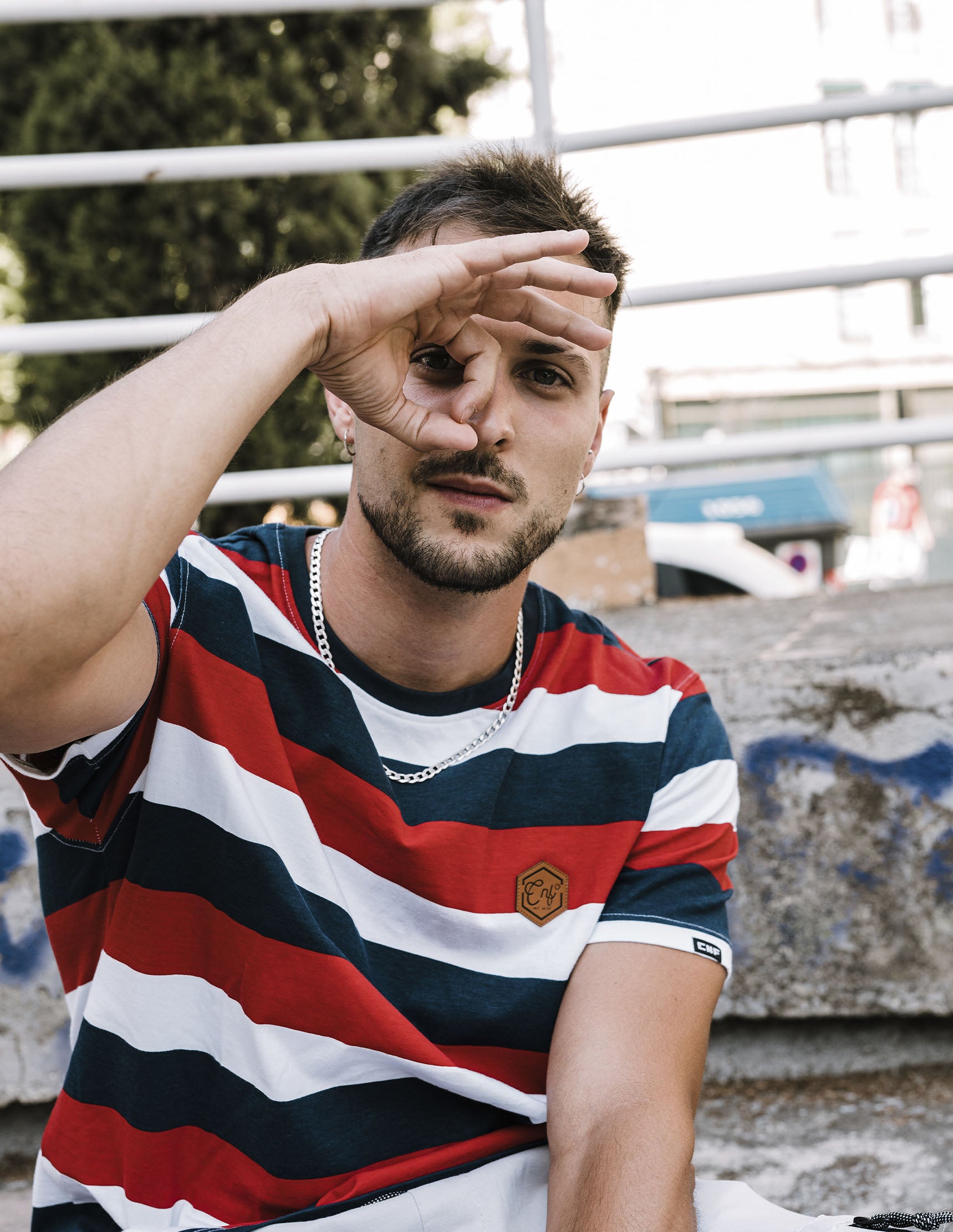 TRICOLOR LINES TSHIRT