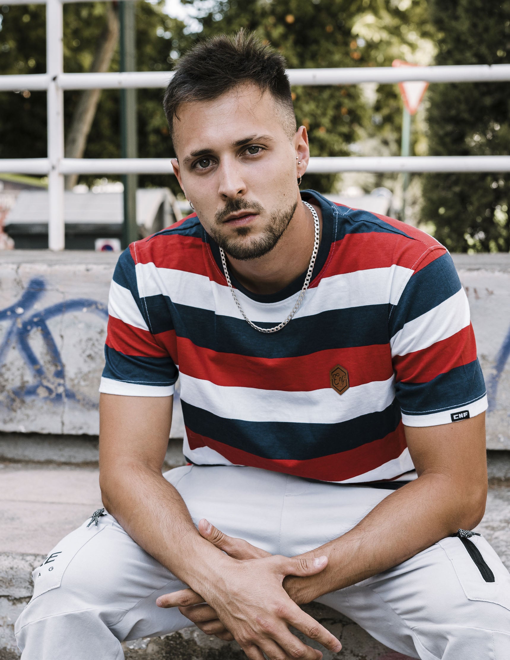 TRICOLOR LINES TSHIRT