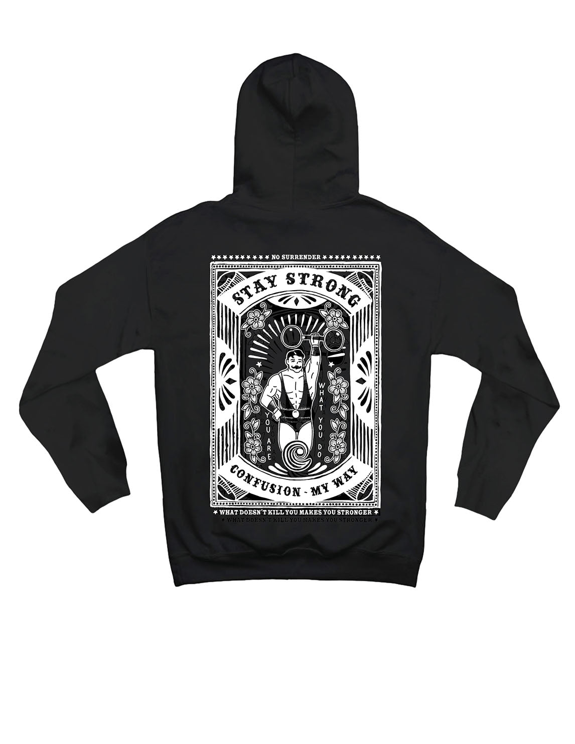 Sudadera con capucha negra con capucha I Did't Choose To be Black I Just  Got Lucky, Negro, S