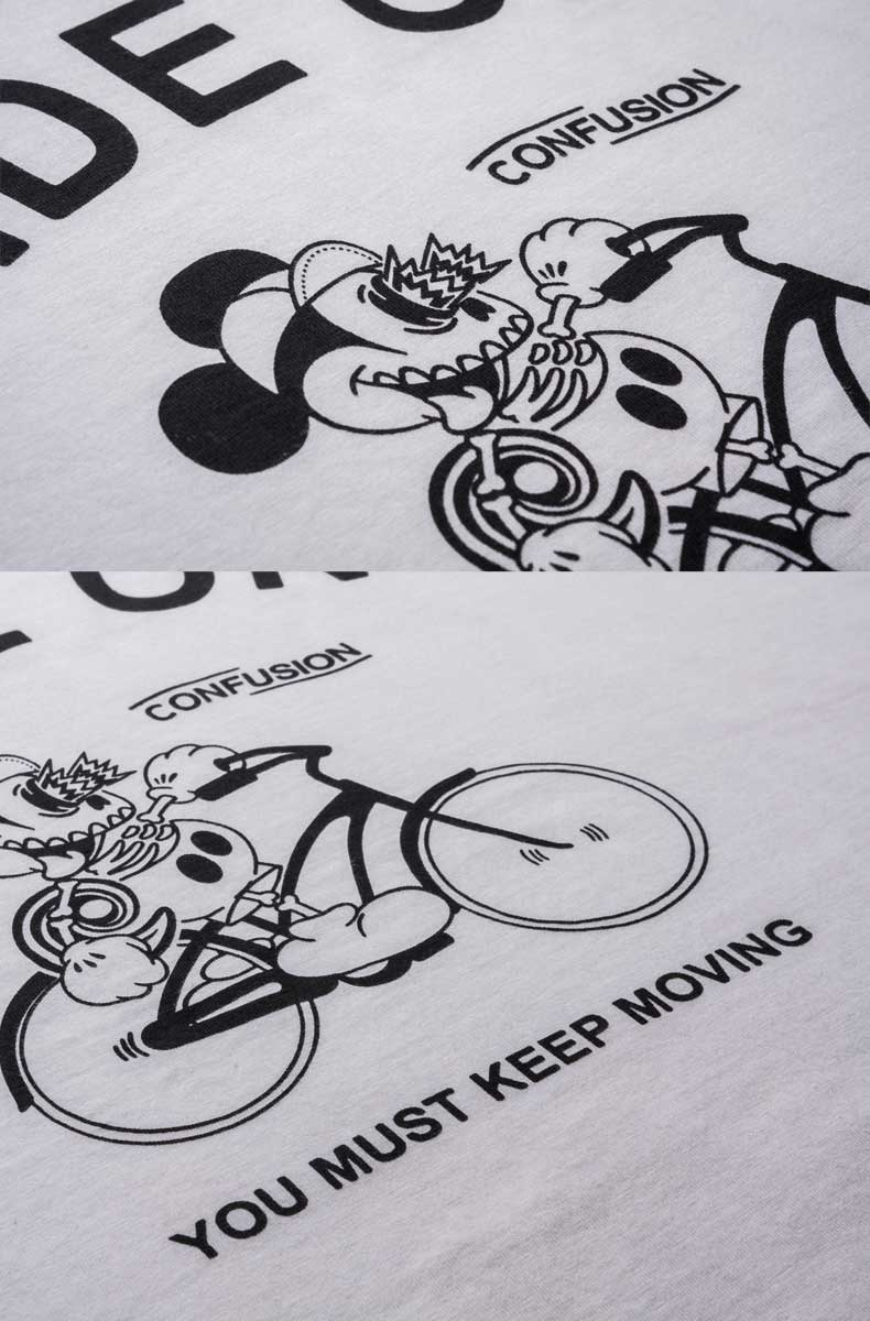 BIKE V2 WHITE TEE