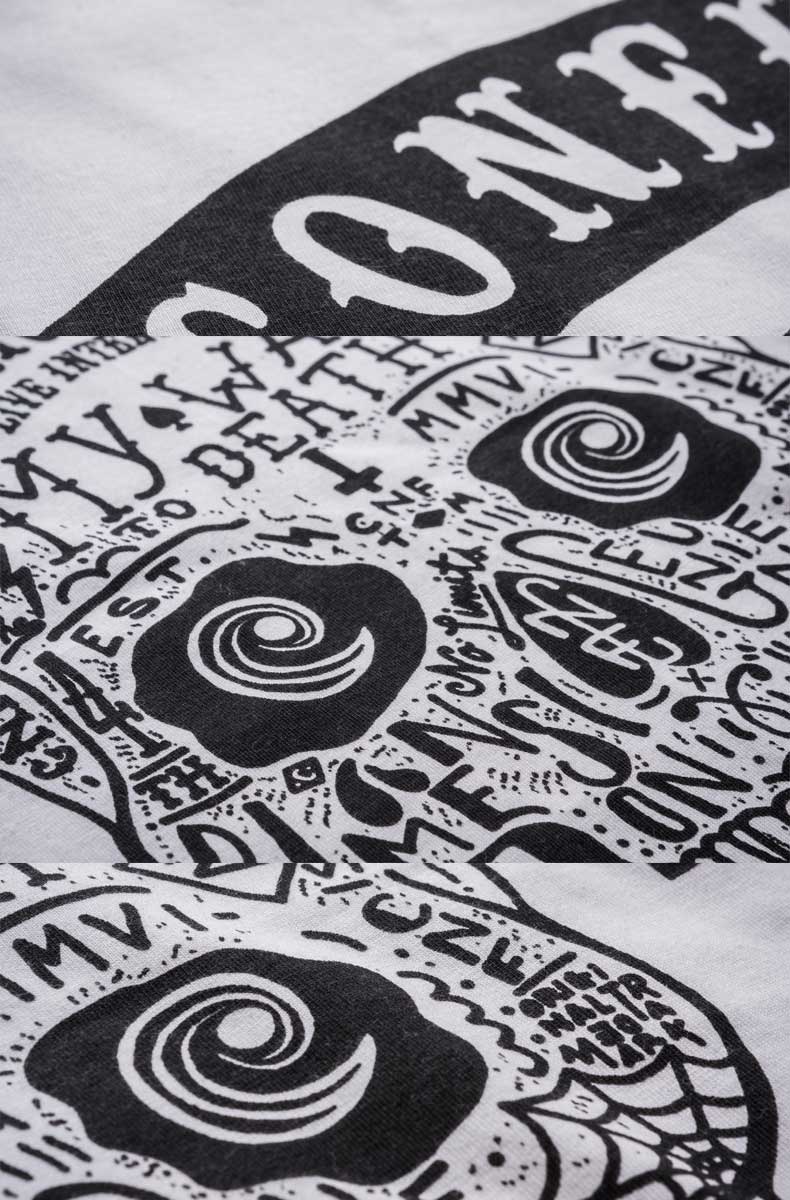 MY WAY SKULL V2 WHITE TEE