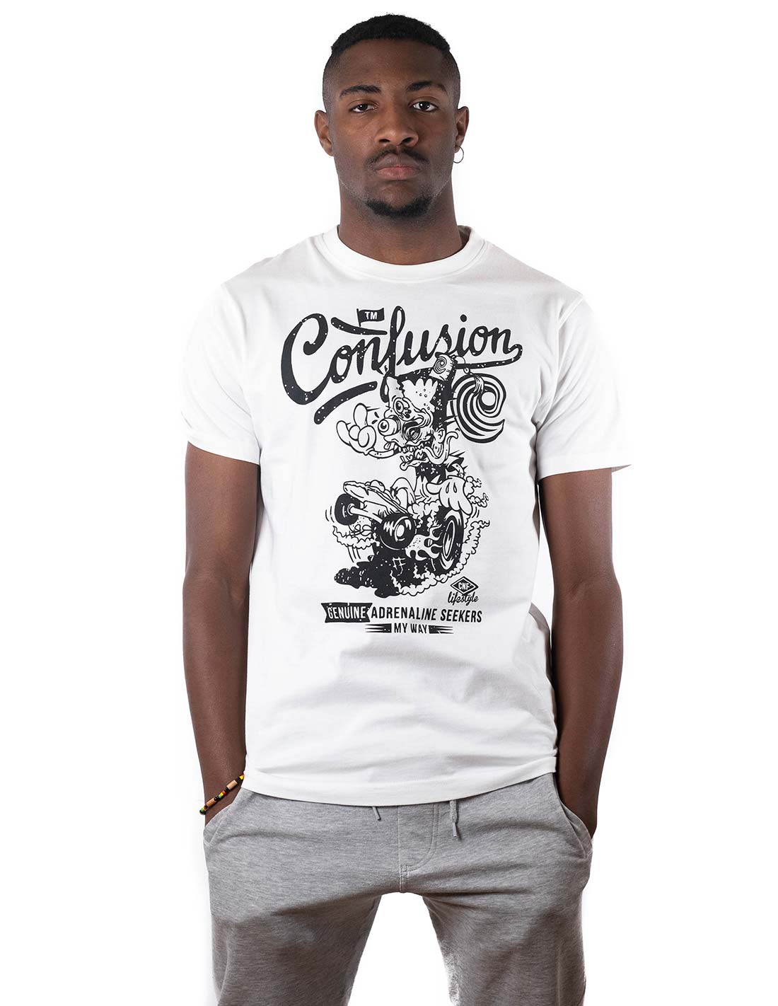 ADRENALINE WHITE TEE
