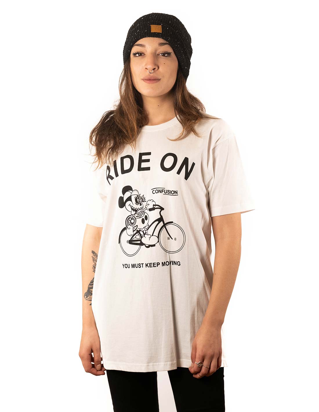 BIKE V2 WHITE TEE