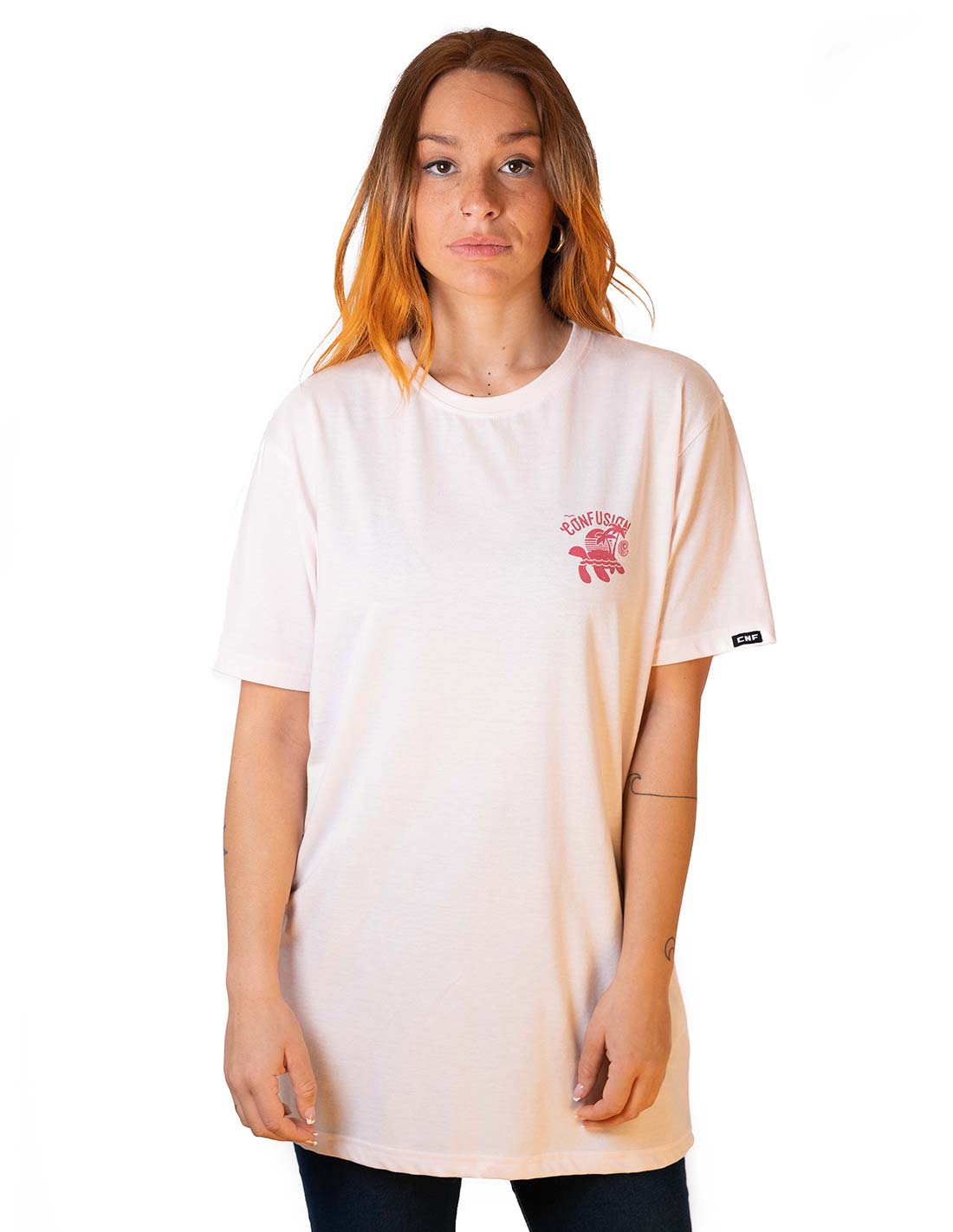 TURTLE ISLAND PINK TEE