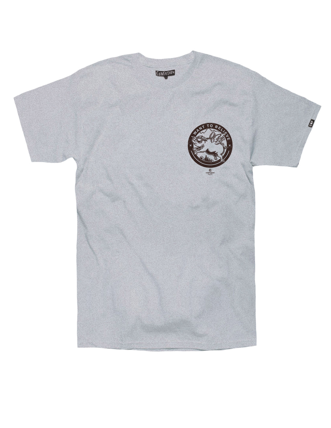 BELIEVE SG BLACK PRINT TSHIRT