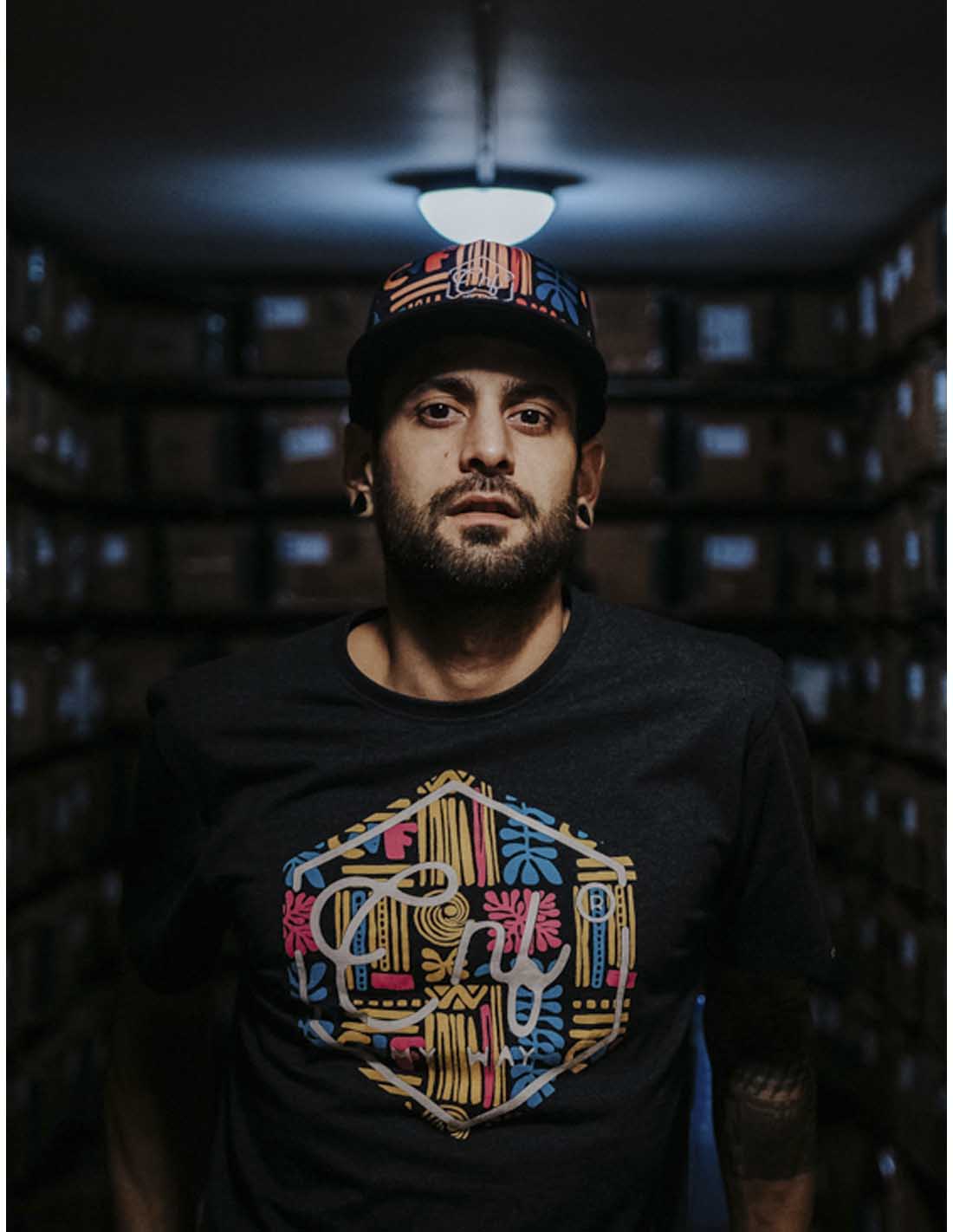 BUMBA BLACK T-SHIRT