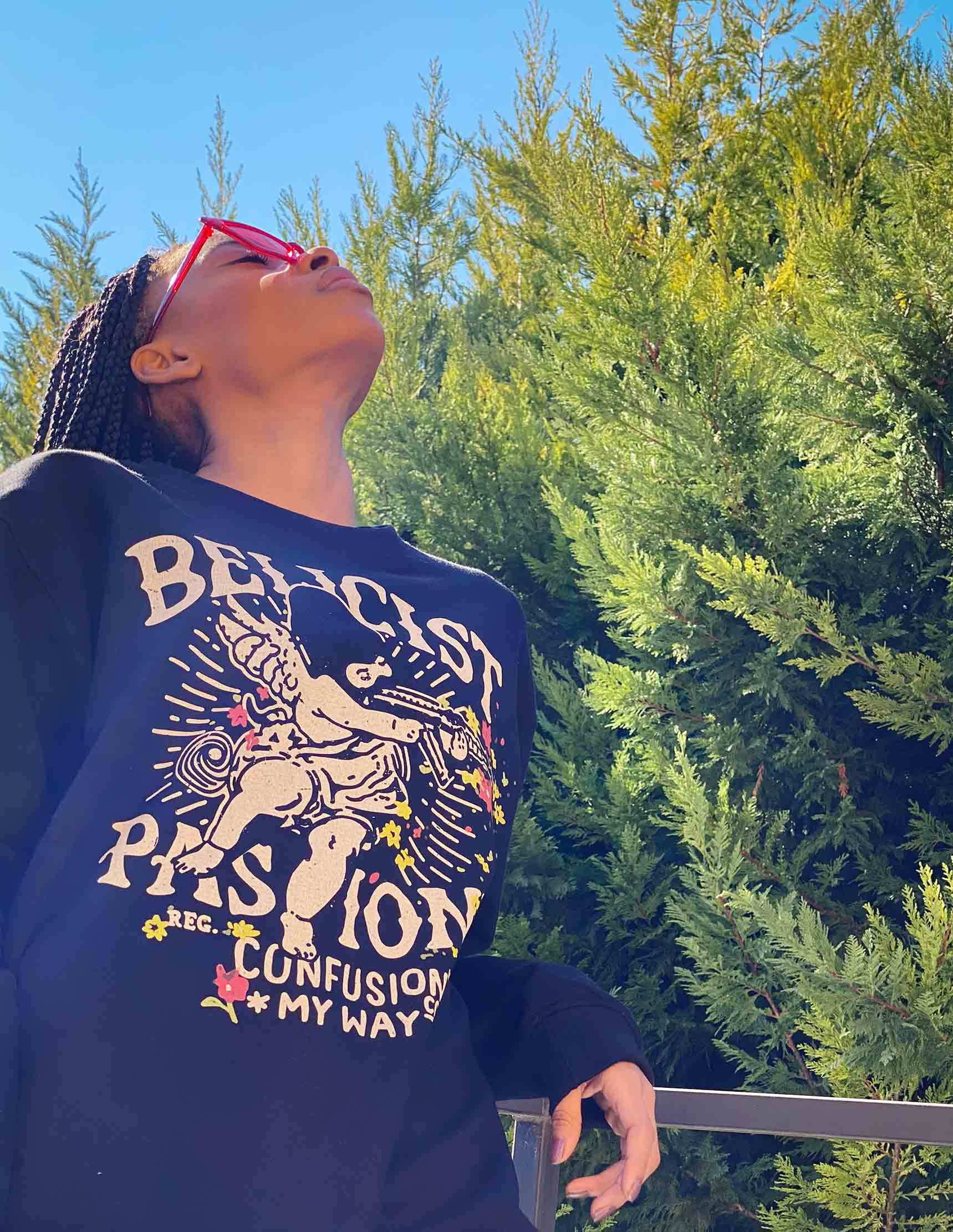 CUPIDO BLACK CREWNECK LIMITED EDITION