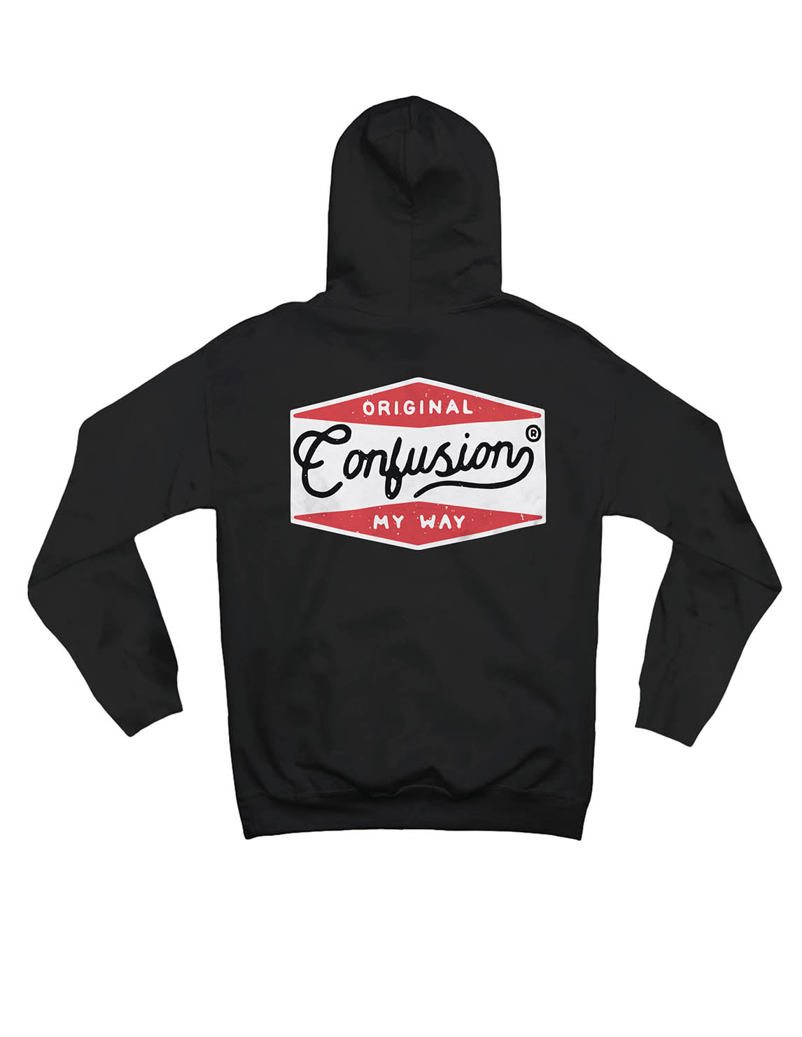 HANDCRAFTED LOGO NAFTA BLACK HOODIE LIMITED EDITION