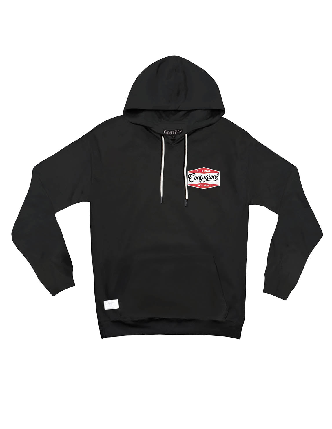 HANDCRAFTED LOGO NAFTA BLACK HOODIE LIMITED EDITION