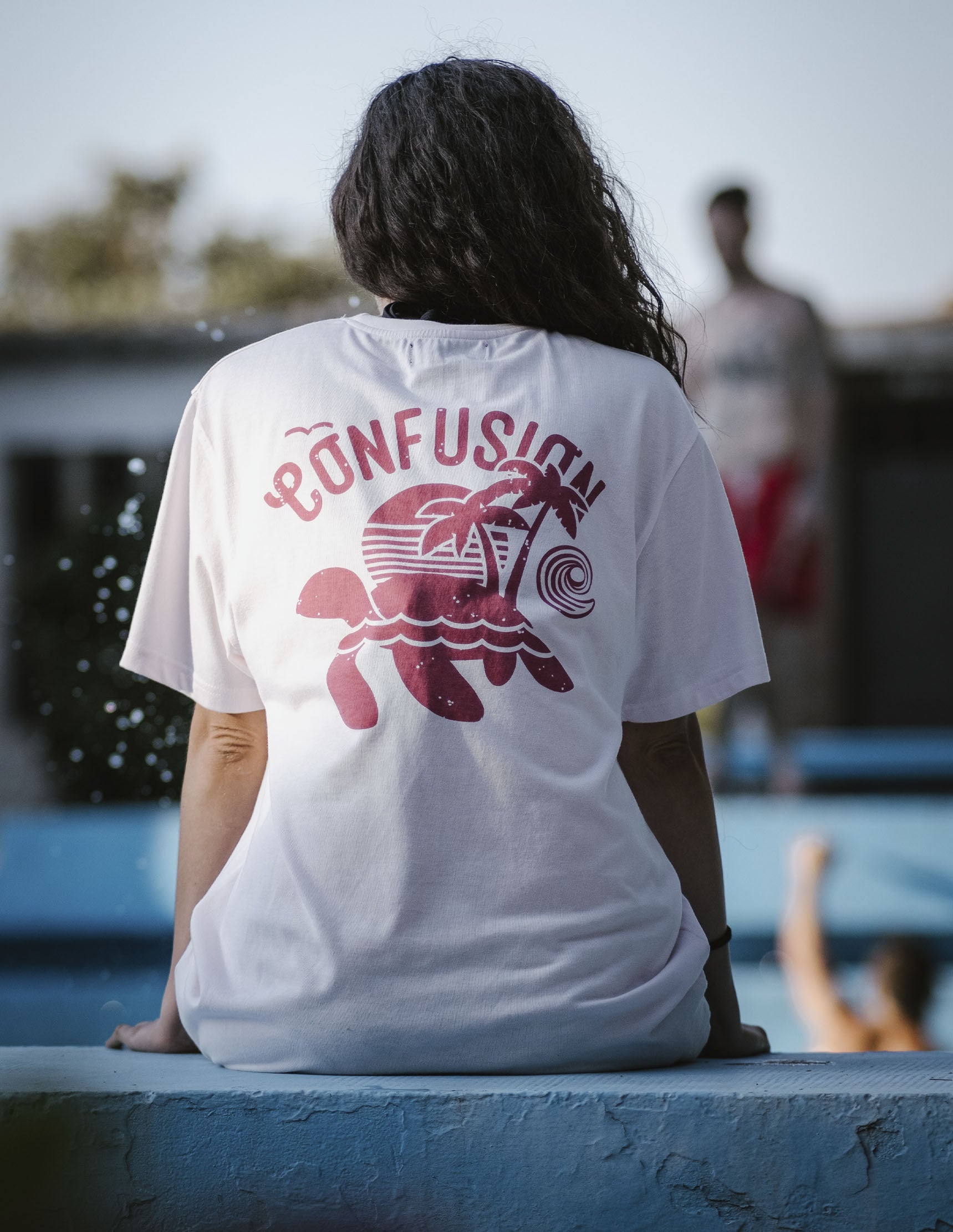 TURTLE ISLAND PINK TEE